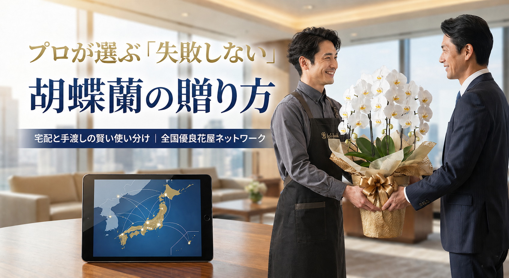 プロが選ぶ失敗しない胡蝶蘭の贈り方ガイド